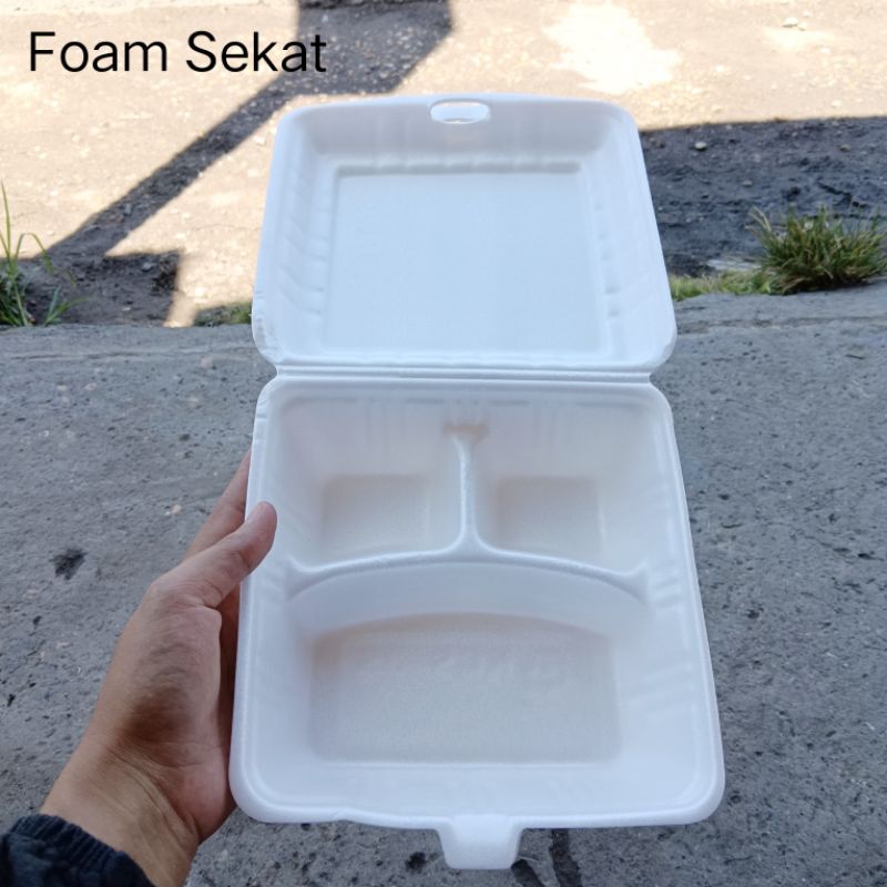 Styrofoam Makan Sekat 3