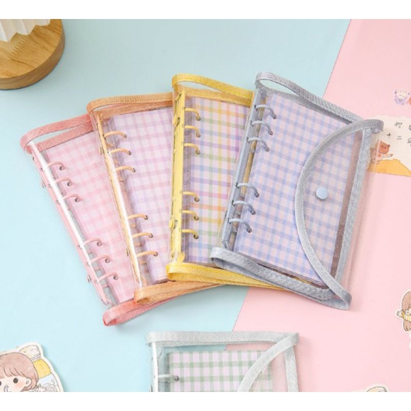 

A6 binder jelly bentuk amplop binder photocard binder keuangan binder journaling
