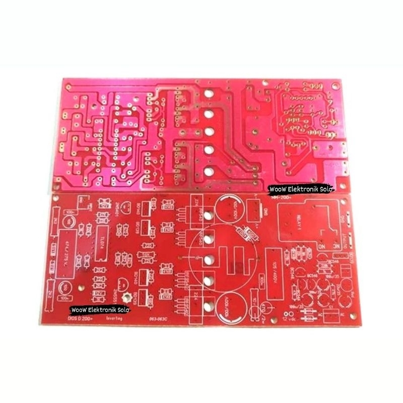 PCB Power Mono Class D 200 Watt INVERTING INPUT Dg Speaker Protector