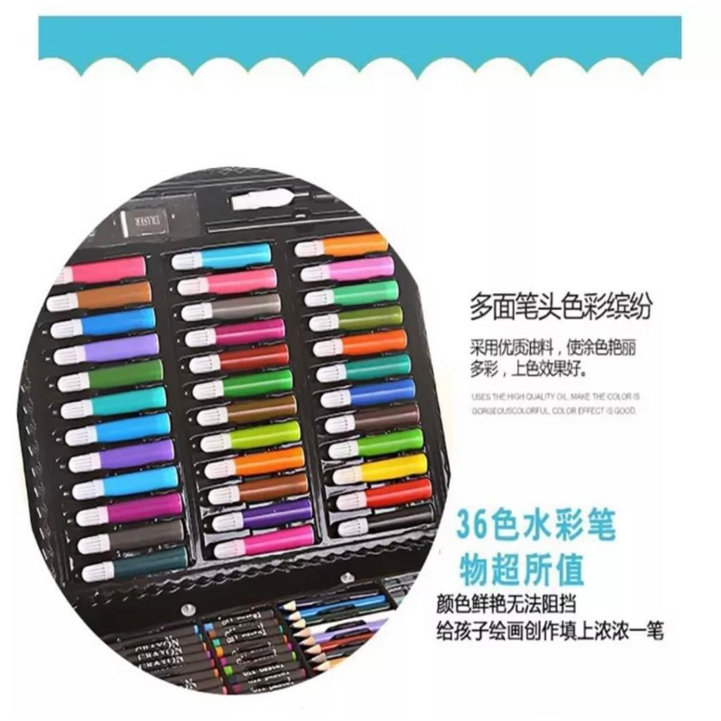 

HJK Crayon Set Anak 150 & 208 Pcs Alat Tulis Mewarnai dan Menggambar Anak Set Lengkap