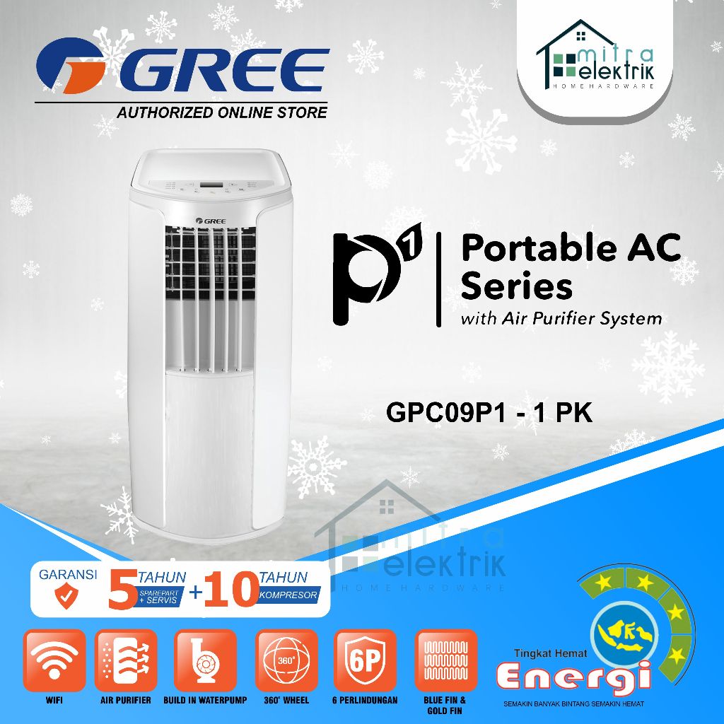 AC GREE PORTABLE 1 PK GPC-09P1