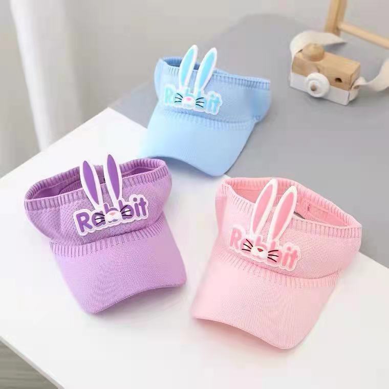 CLICKBRA | TP1462 Topi Olahraga Anak Bahan Rajut motif Kelinci Rabbit Topi Golf Anak Sport