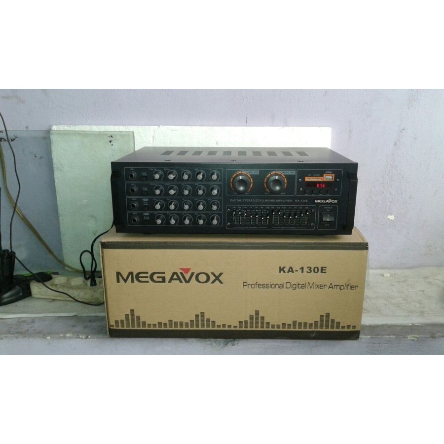 Power Amplifier Mixer Ampli Megavox Original KA130E / KA 130E / KA 130 E
