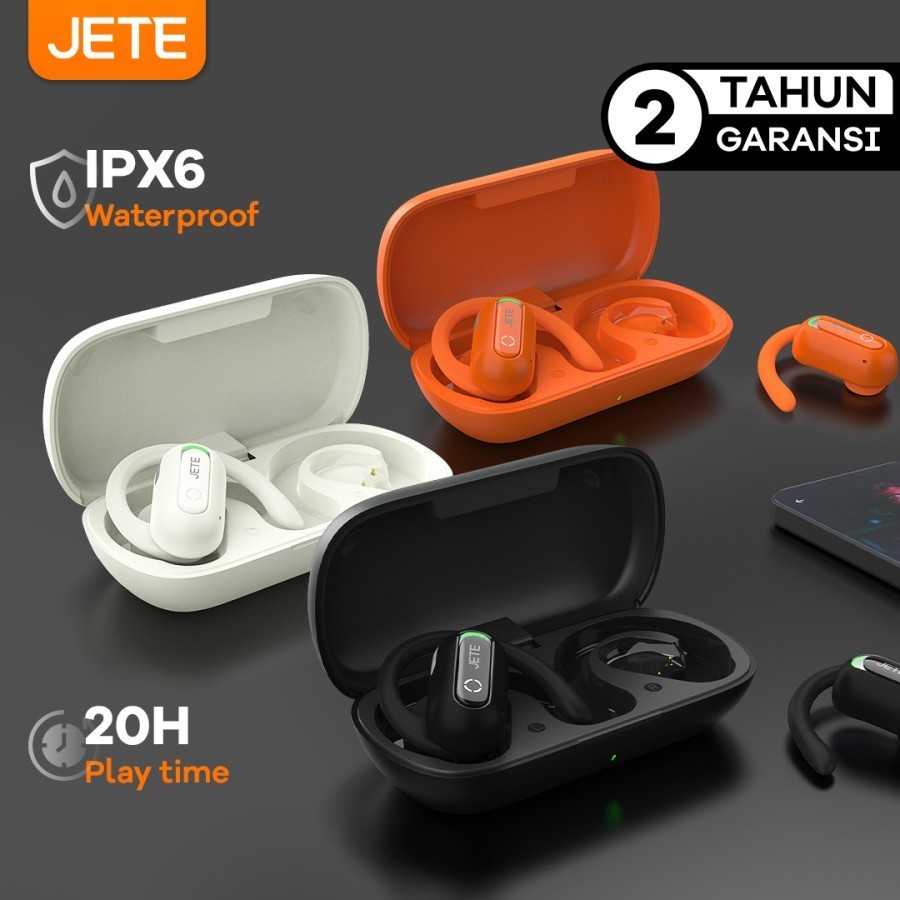 JETE Open Beats Sport Headset Open Ear IPX6 - Garansi Resmi JETE 2 Tahun