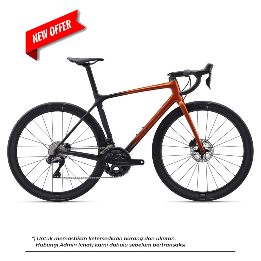 Sepeda Roadbike GIANT TCR ADPRO 0D UI Amber Glow