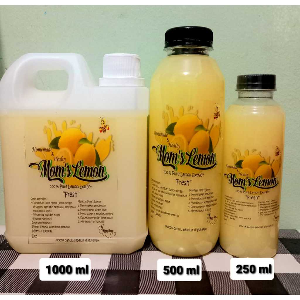 

Sari Lemon Fresh By Moms Honey / Air Lemon 100% Murni