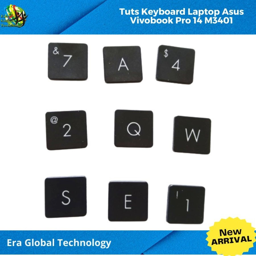 Tuts Tombol Keyboard Asus VivoBook Pro 14 M3401 M3401QC M3401Q