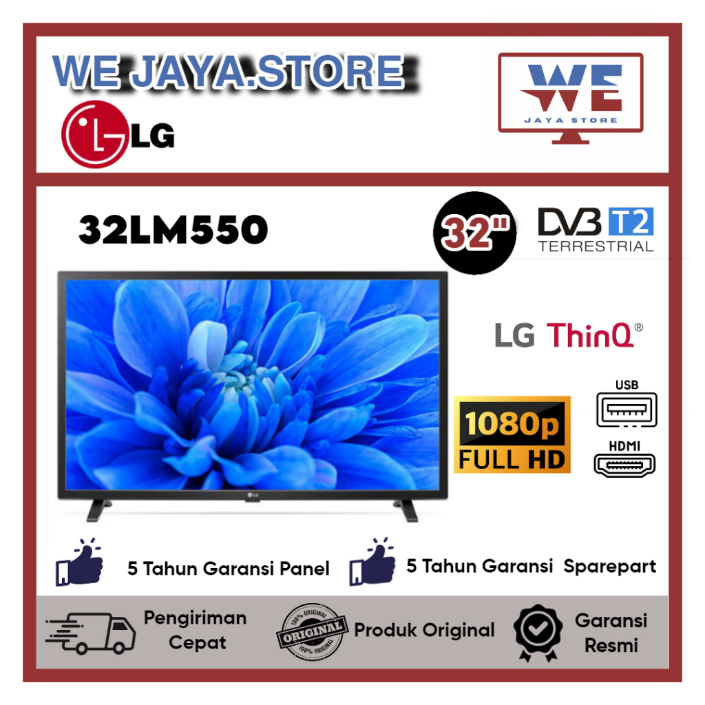TV LED Digital LG 32LM550 LED Polytron 32 Inch Digital TV LG