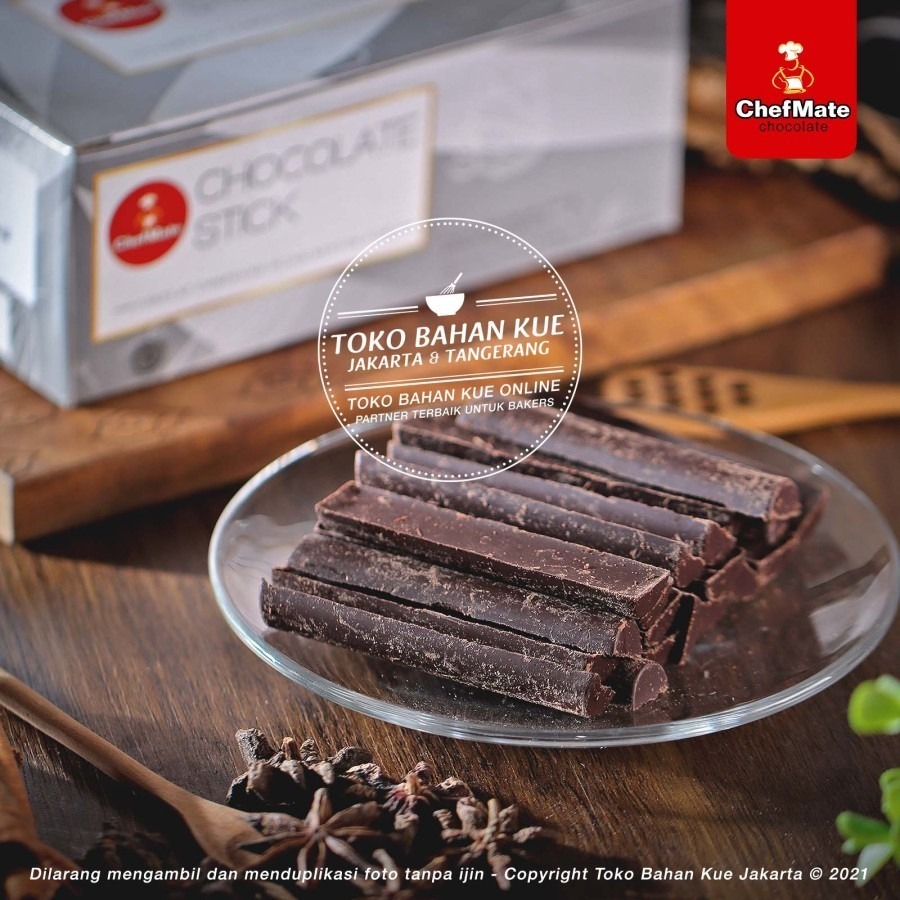 

Chefmate Stick 100gr Chocolate Compound Cokelat Sticks Cokelat Baking Stik