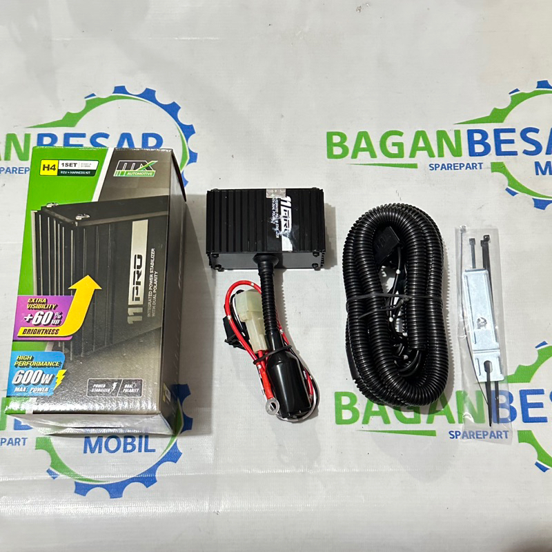 KABEL RELAY LAMPU H4 MOBIL MX 11 PRO - MX11 PROFESSIONAL KABEL SET UNTUK LAMPU UTAMA MOBIL
