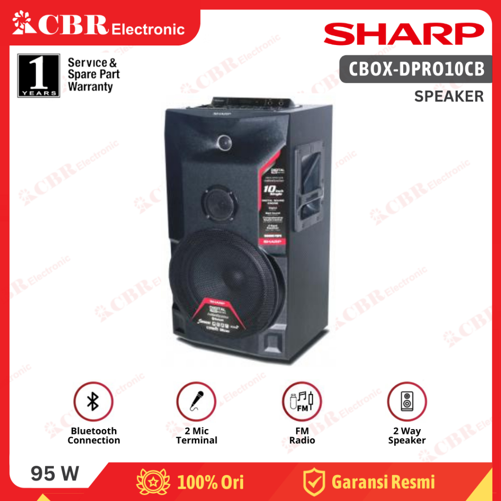 Speaker SHARP CBOX-DPRO10CB