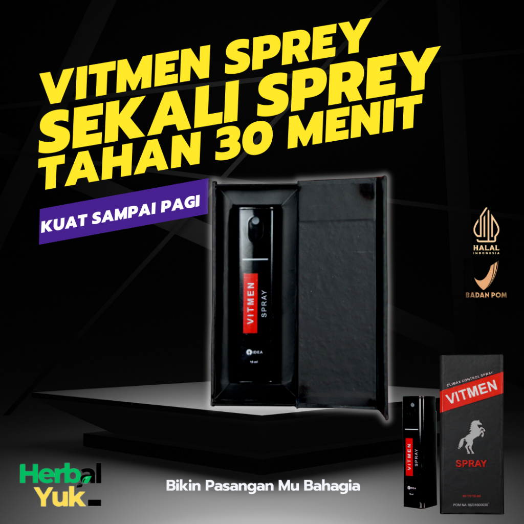 VITMEN SPRAY HERBAL KUAT TAHAN LAMA BIKIN KAMU TAHAN LAMA TANPA KEBAS TAHAN LAMA TANPA MATI RASA