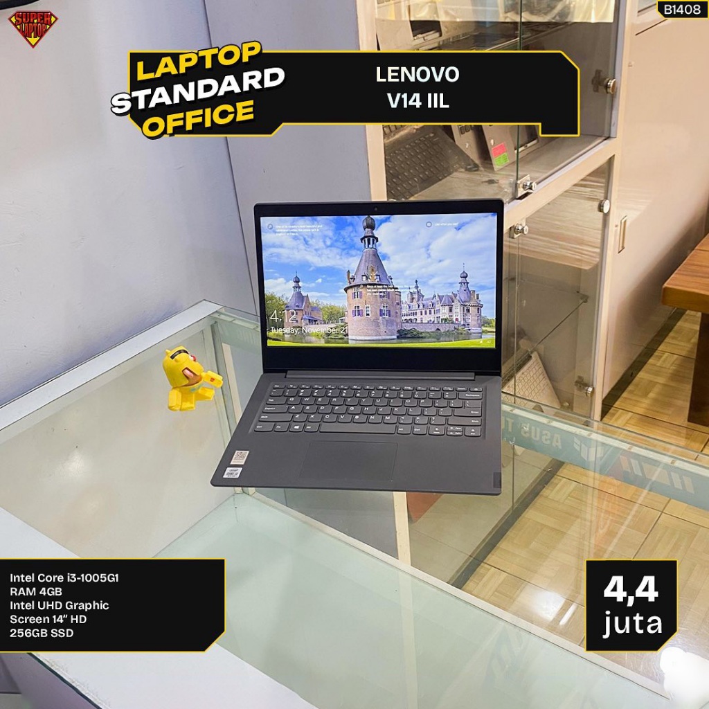 Laptop Lenovo V 14 IIL Intel Core i3-1005G1 RAM 4GB SSD 256GB
