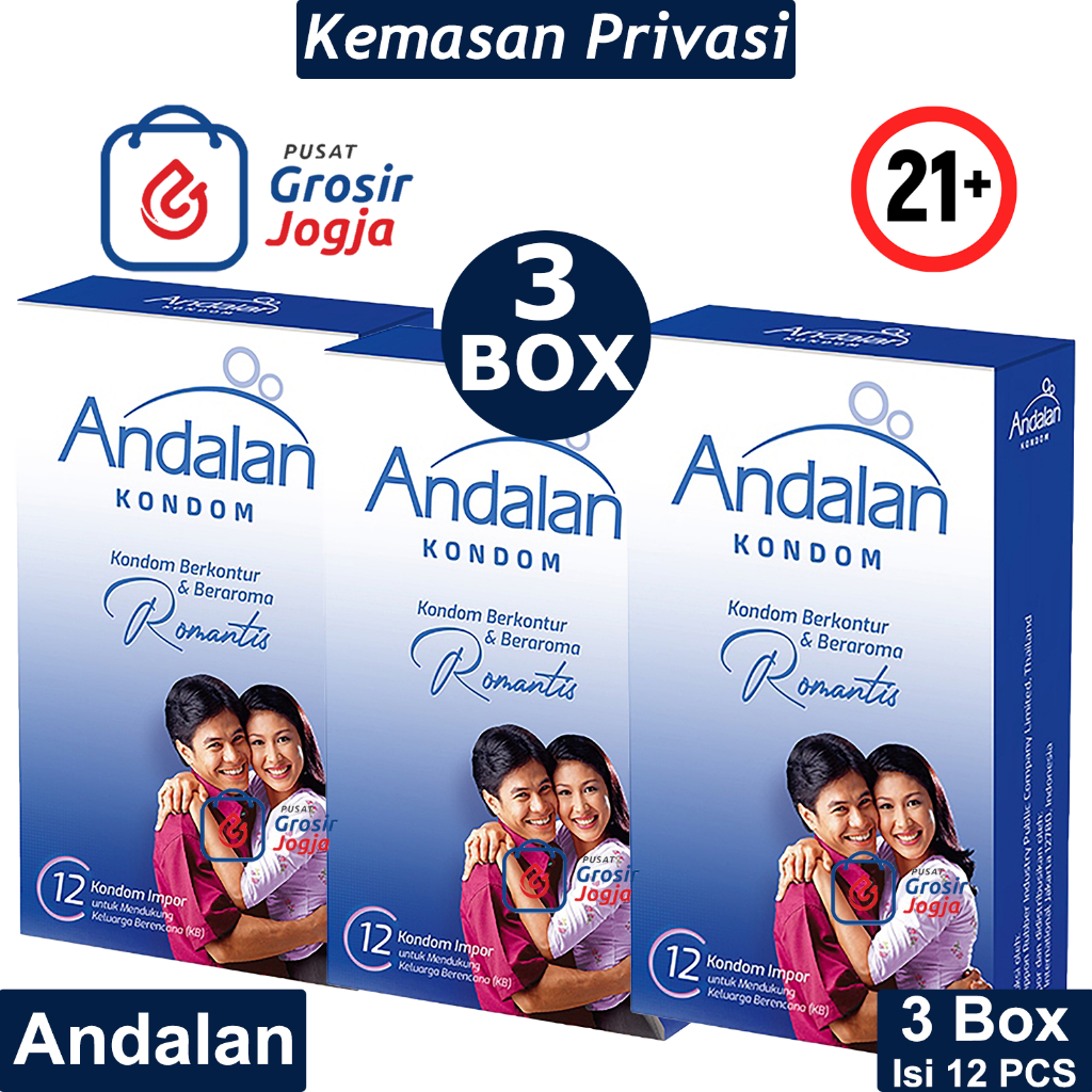 Andalan Kondom Bergerigi Berduri 3x12 pcs