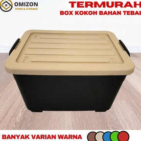 Terbaik.. PLASTIK CONTAINER BOX |PLASTIK CONTAINER | KOTAK PLASTIK 50 LITER DENGAN RODA