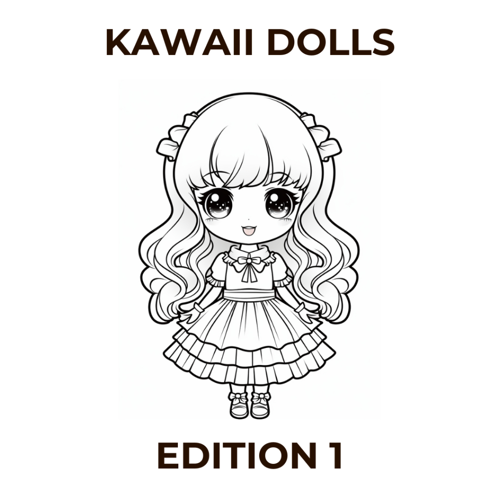 

Halaman Mewarnai Tema Boneka Kawaii Edisi 1 File Digital