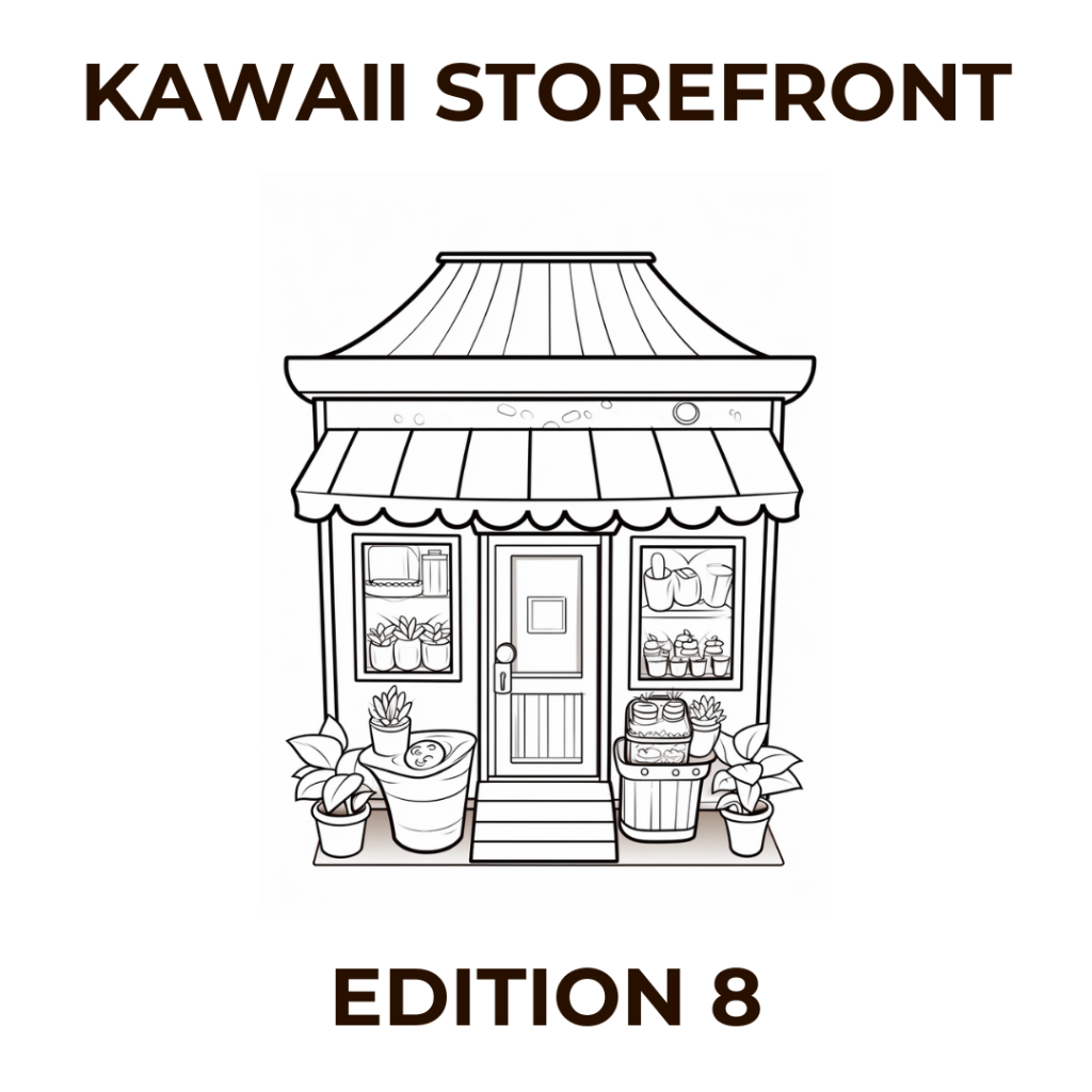 

Halaman Mewarnai Tema Toko Kawaii Edisi 8 File Digital