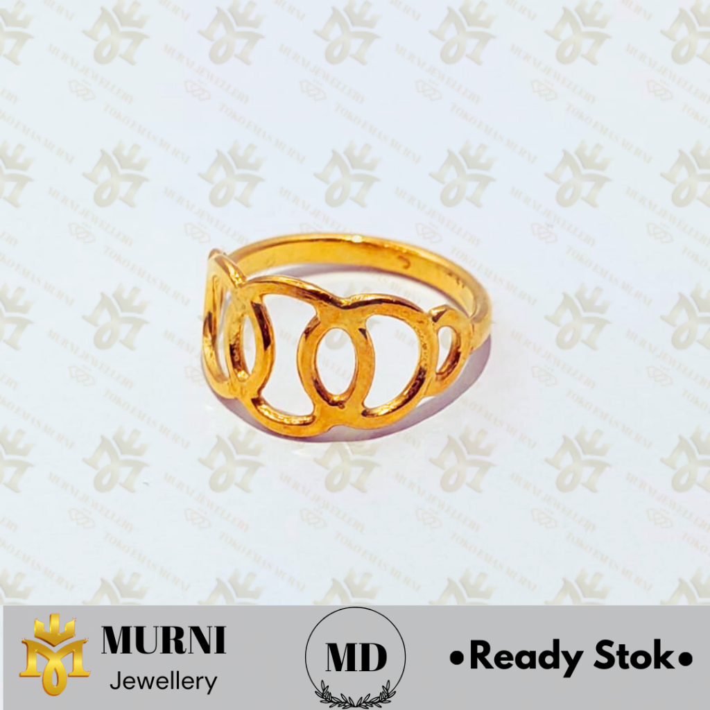 Cincin Emas Muda Asli Model Audy - Toko Emas Murni