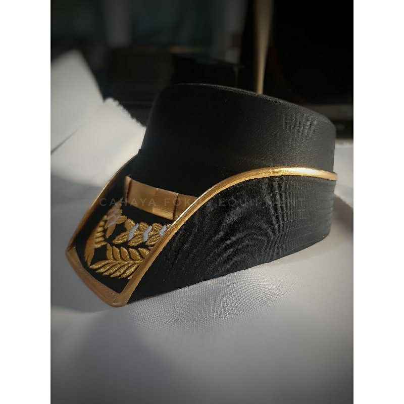 Topi Paskibra Untuk Wanita Warna Hitam Bisa Costum Warna