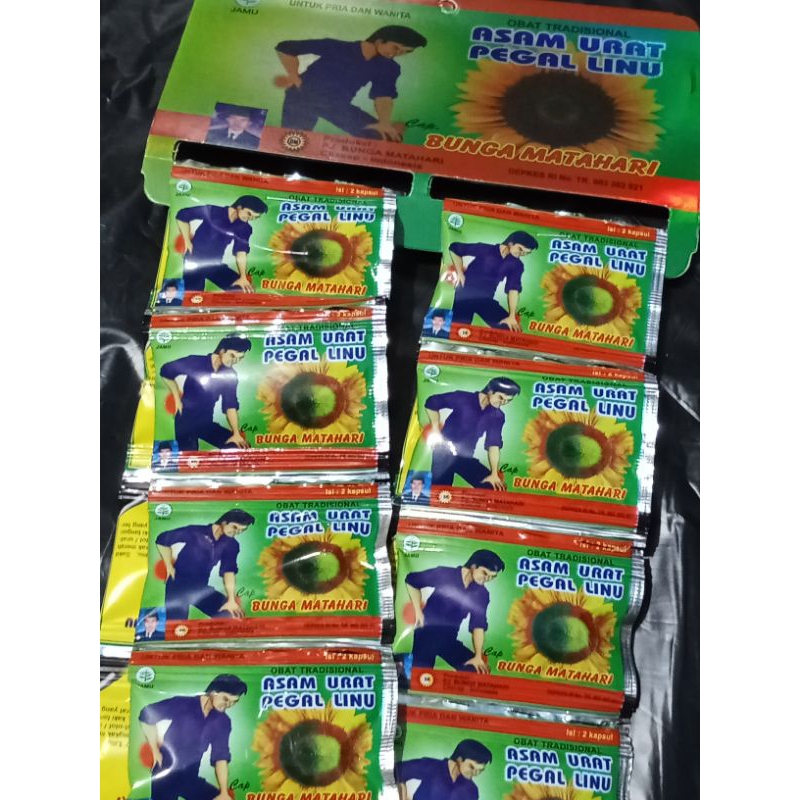 

Bunga matahari isi 20 @2 kapsul