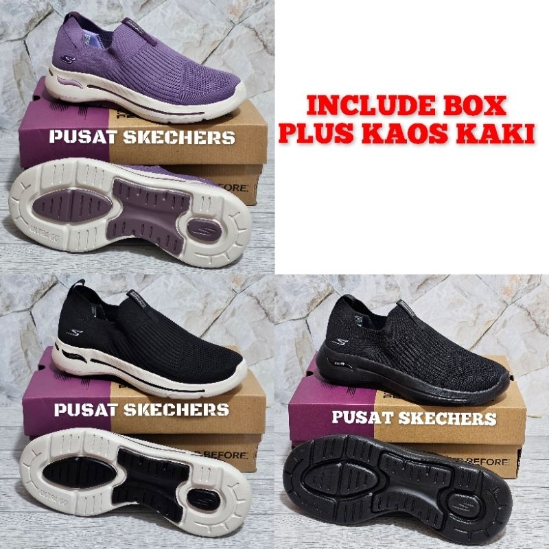 SEPATU SKECHERS ARCH FIT ICONIC / SEPATU WANITA SKECHERS GOWALK ARCH FIT ICONIC  WOMEN