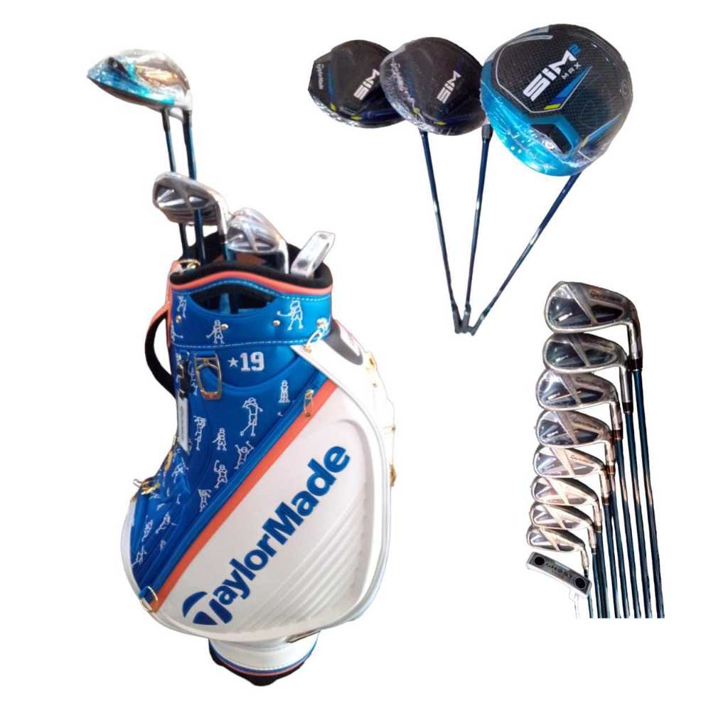 Full Set Stick Golf TAYLORMADE SIM MAX 2 Include Bag