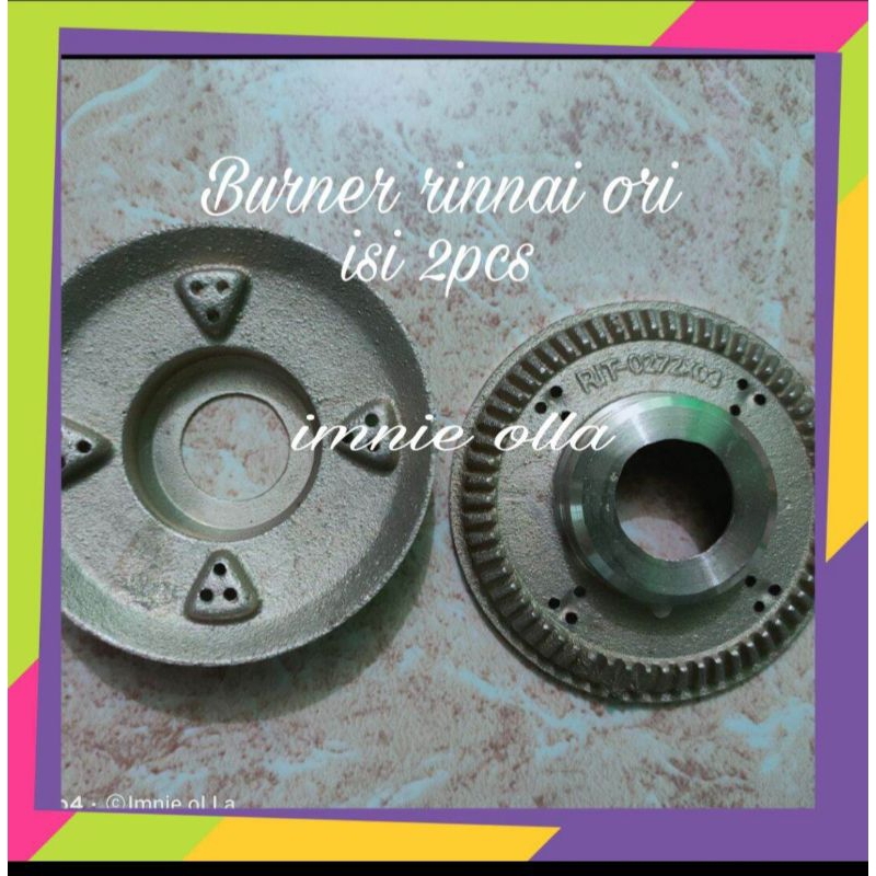 BURNER RINNAI ORI/KUNINGAN KOMPOR GAS RINNAI Isi 2.