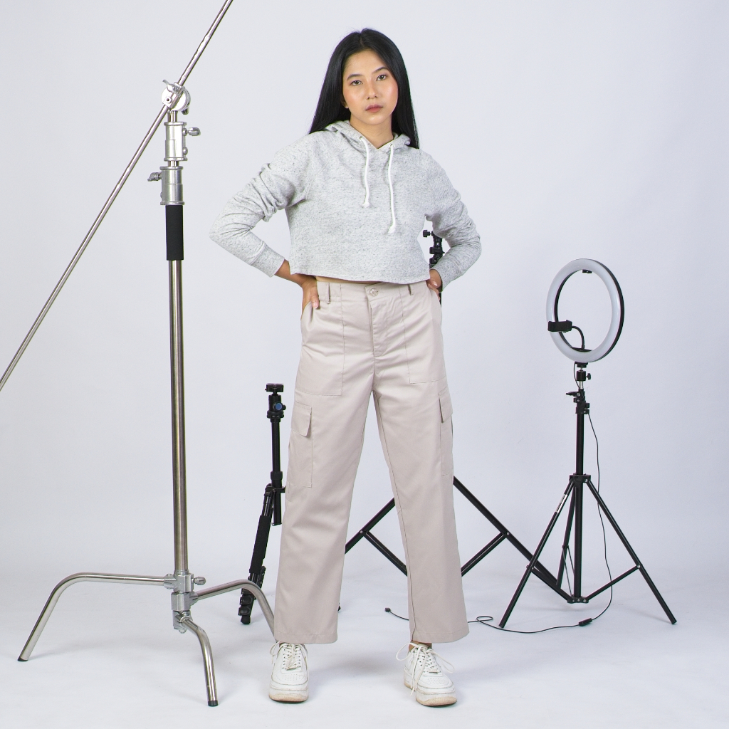 Marvelle - Celana Cargo Wanita Celana Panjang Wanita Lapangan Outdoor PDL