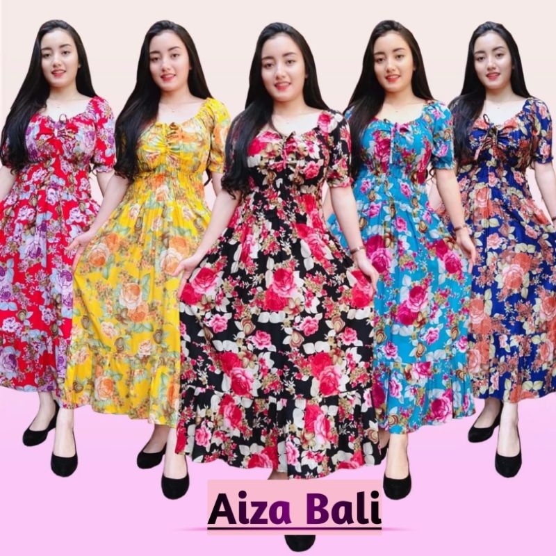 Dress Daster Panjang Cassandra Motif Bunga Mawar Lengan Pendek Rayon Super Premium Bali Terbaru Kekinian Pakaian Baju Dres Murah Wanita Cewek Perempuan Ibu Ibuk Hamil Dan Menyusui Termurah Grosir Casual XL Jumbo Lokal Santai Adem Busui Ori Maxi Muslim