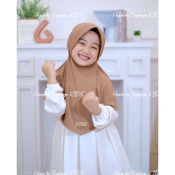 ✅Swip up hijab anak ropel pet Ori husna / Husna kids / hijab anak tali tambang Husna / hijab anak OR