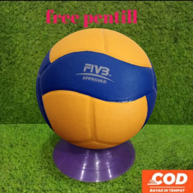 Bola Volly Mikasa MVA300/V300W Kulit Jeruk