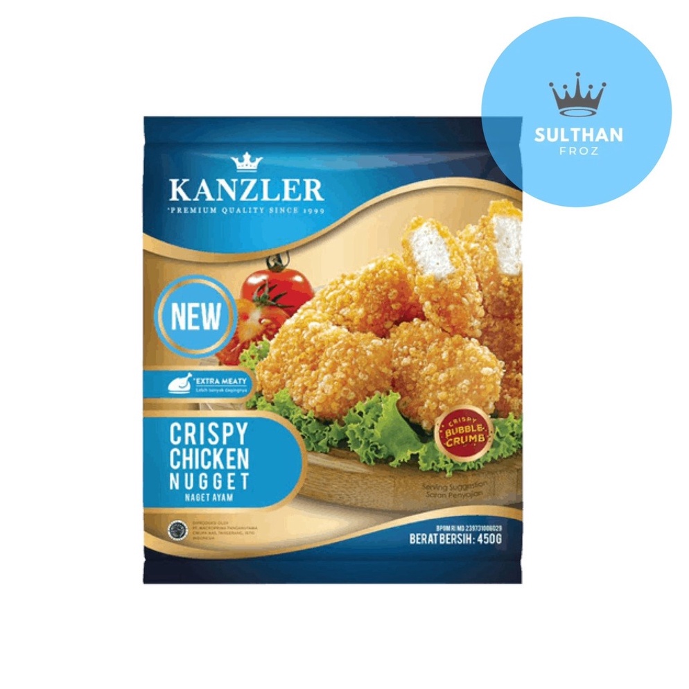 

(ORIGINAL) KANZLER CRISPY CHICKEN NUGGET 450GR