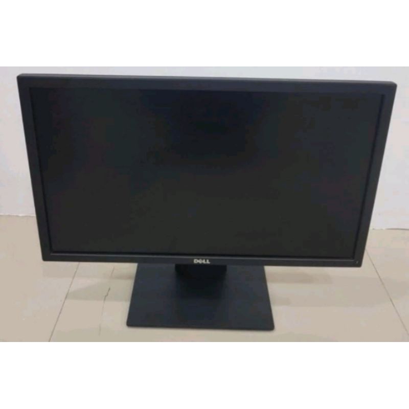 MONITOR LED  DELL 24 INCH LENGAKAP KABEL MURAH