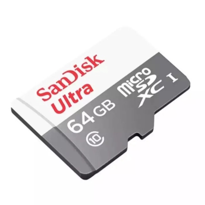 Memory Card SanDisk Ultra 64GB Kartu Memori  Micro SD Memori Hp All Smartphone