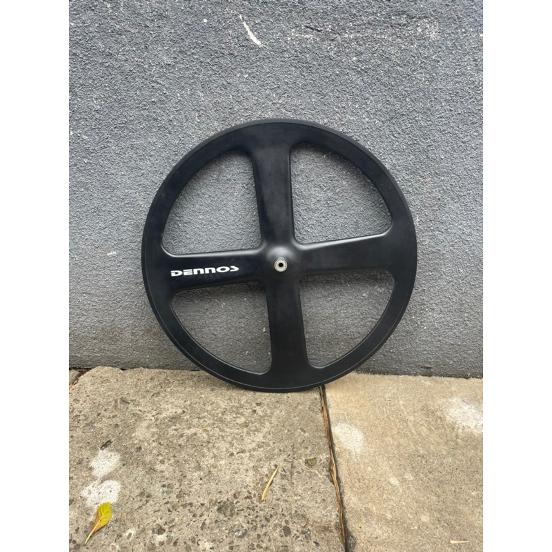 Wheelset sepeda fixie Dennos 700c depan 4spoke black