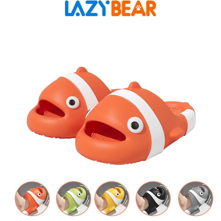 WKRK2118 Dijamin Ori Lazy Bear Sendal Jelly Wanita /  Sandal Nemo / Sandal Lucu Import / Sandal Kara