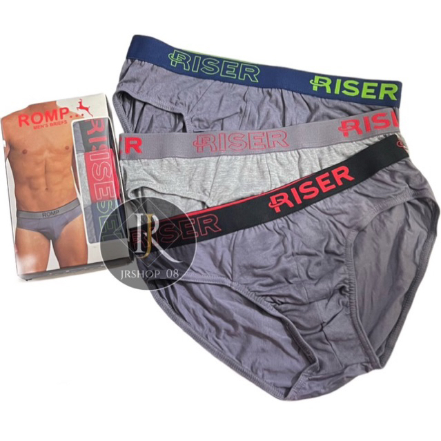 (1box isi 3) celana dalam pria ROMP Riser / cd pria dewasa premium / cd dalaman cowok