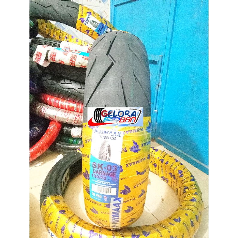 Ban Montor Tubeles Primaax sk-03 130/70-17 Ban Ring 17 Ban Tubles ban primaax sk-03 130/70-17 ban mo