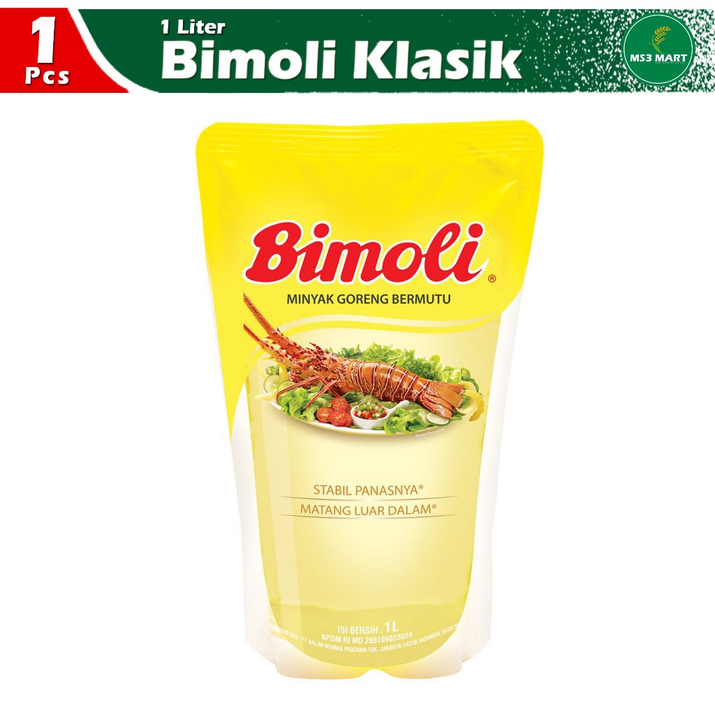 

Bimoli Klasik 1 Liter Pouch Isi 1 Pcs - MS3 Mart