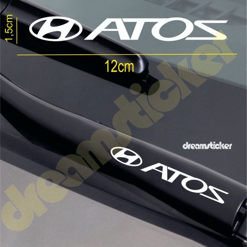 Cutting Sticker Wiper Mobil Hyundai Atoz Stiker