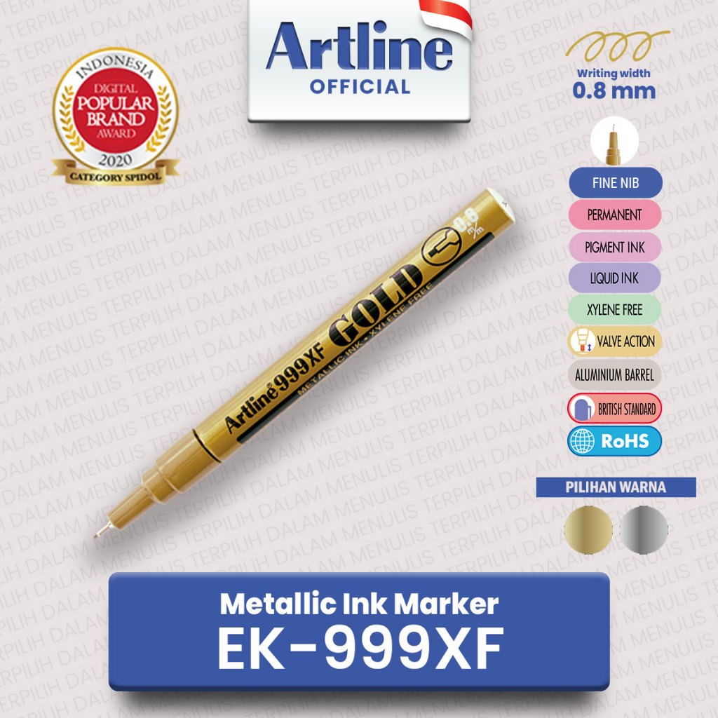 

ARTLINE Spidol Metallic Ink Marker EK-999XF