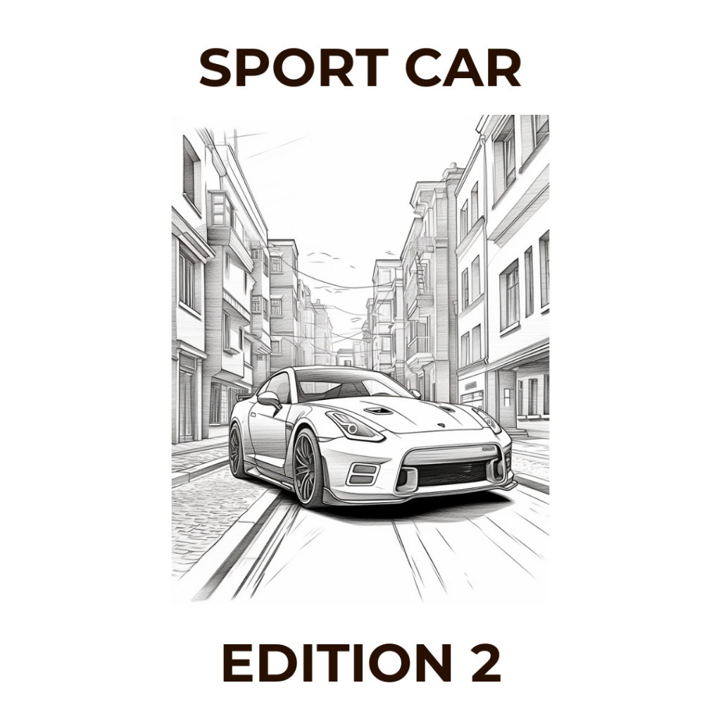 

Halaman Mewarnai Tema Mobil Sport Edisi 2 File Digital