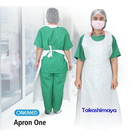 Apron Plastik Onemed Sekali Pakai isi 10