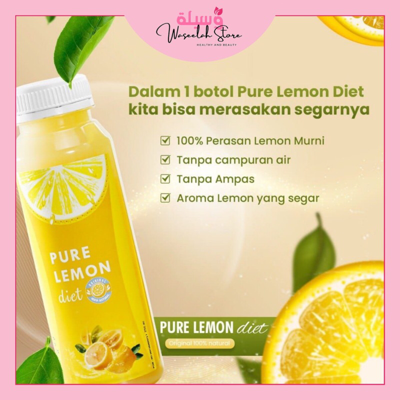 

PURE LEMON DIET by Herbalov | Sari Lemon Murni | Lemon Asli | Sari lemon Instan