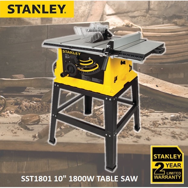 Stanley Mesin Gergaji Potong Table Saw 10 Inch SST1801 - SST 1801