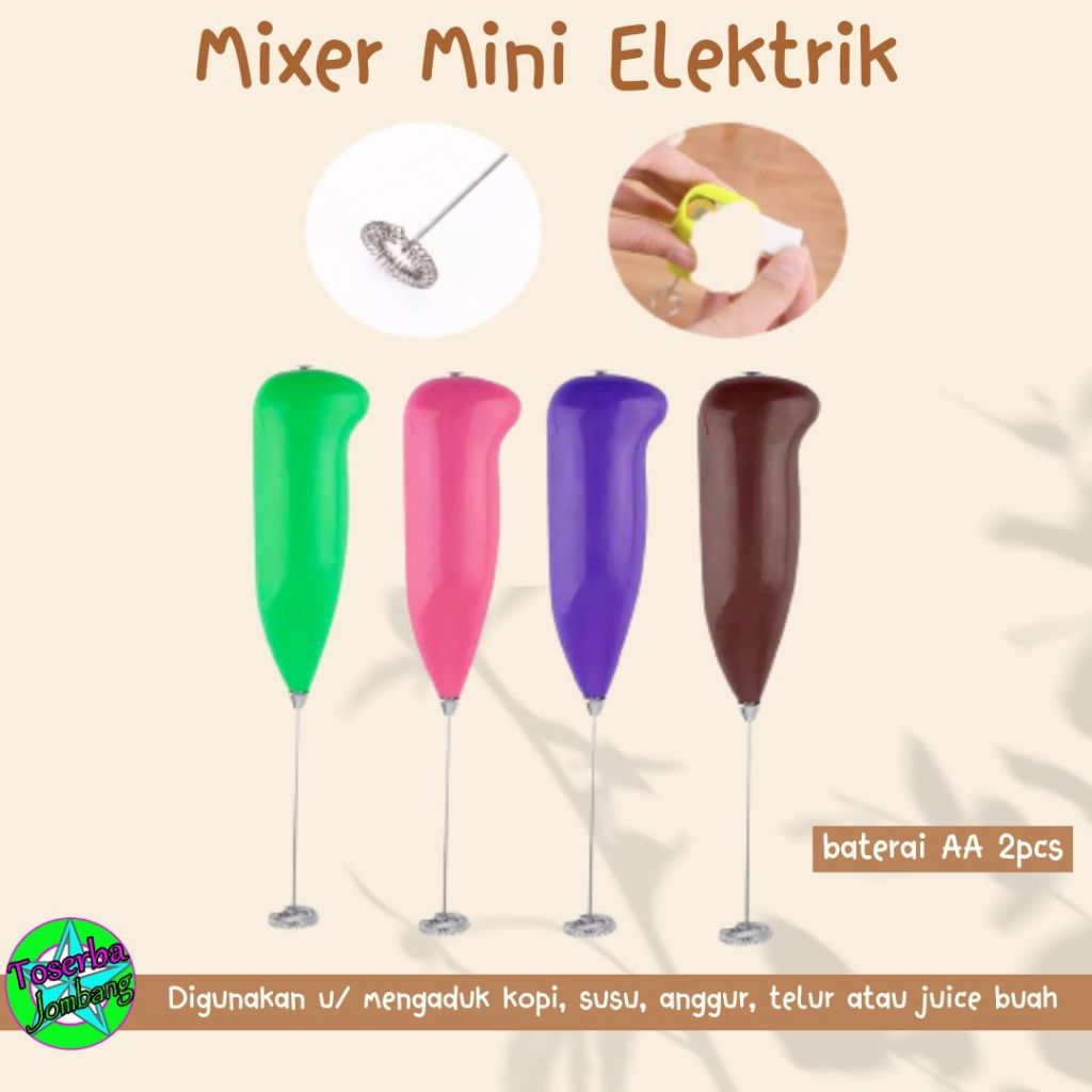 Pengocok Telur Elektrik / Kopi / Mixer / Mixer Mini Elektrik / Hand Mixer Mini