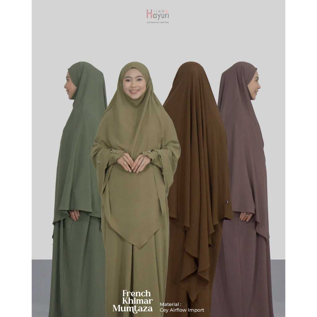 FRENCH KHIMAR MUMTAZA CEY AIRFLOW IMPORT by HIJAB HAYURI