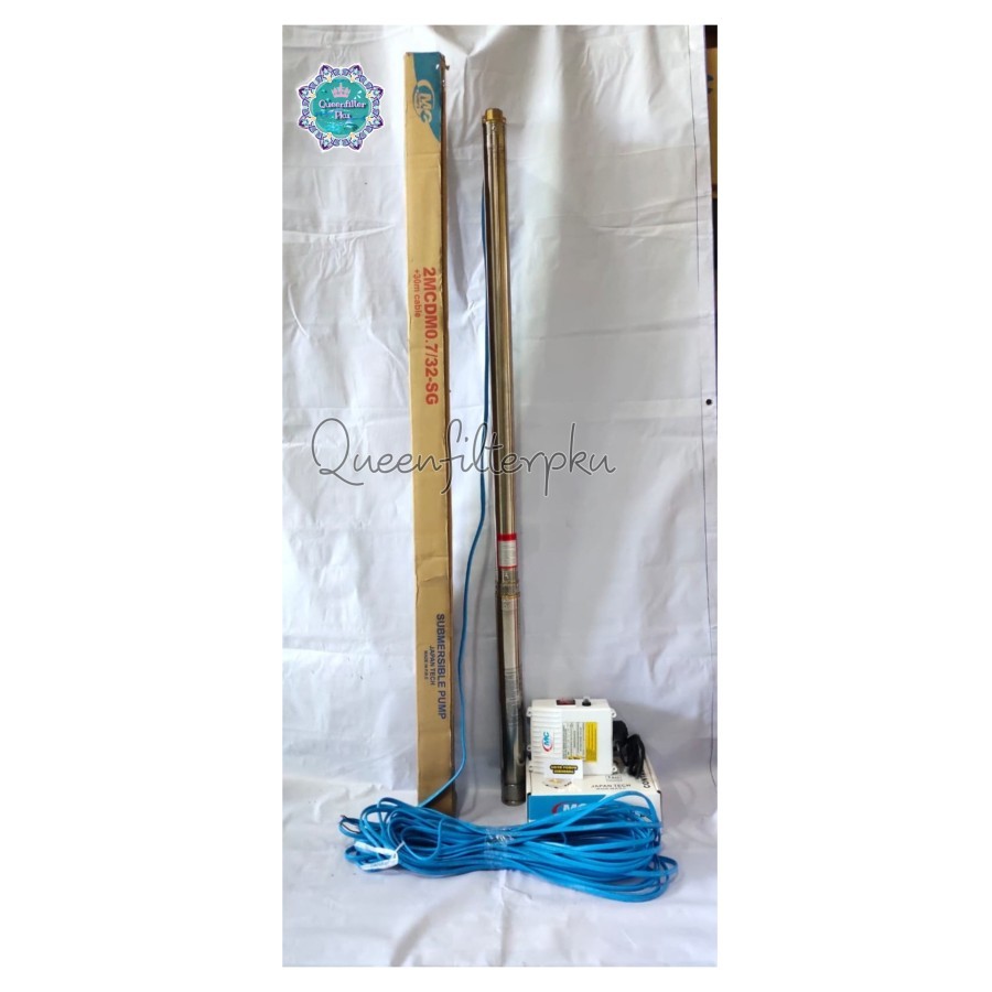 Pompa Satelit / Celup 2” Nasional MC PUMP Kabel Biru