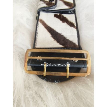 SABUK BOPO KULIT MOTIF MACAN 9 CM / Sabuk bopo anak / sabuk otok / reog / barongan / caplokan / devi