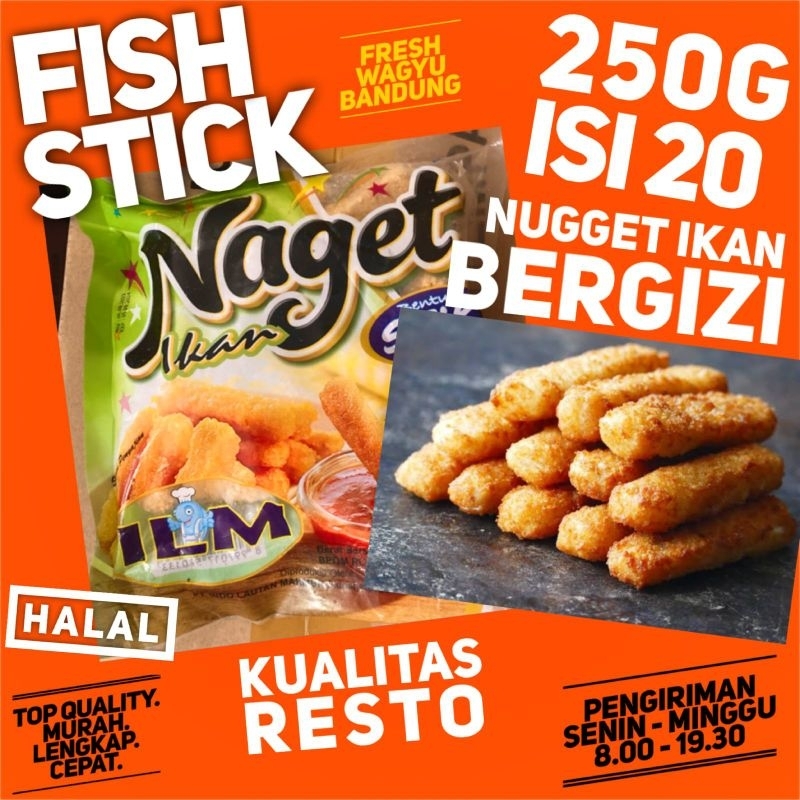 

ILM FISH STICK NUGGET Naget Ikan Stik Bergizi Halal Enak